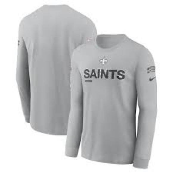 Nike Other - Nike‎ NFL New Orleans Saints football t-shirt salute to service men's size 3XL